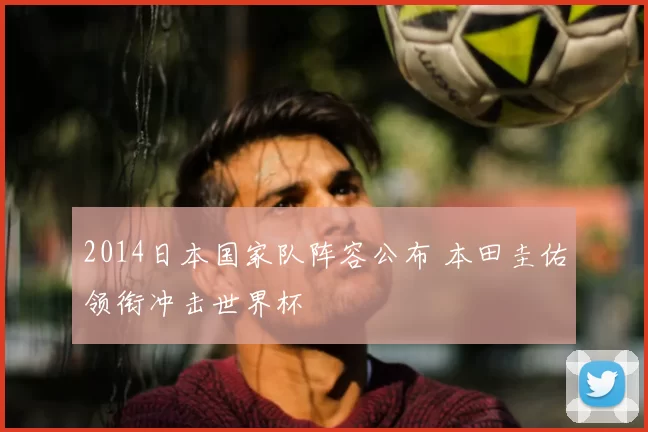 2014日本国家队阵容公布 本田圭佑领衔冲击世界杯